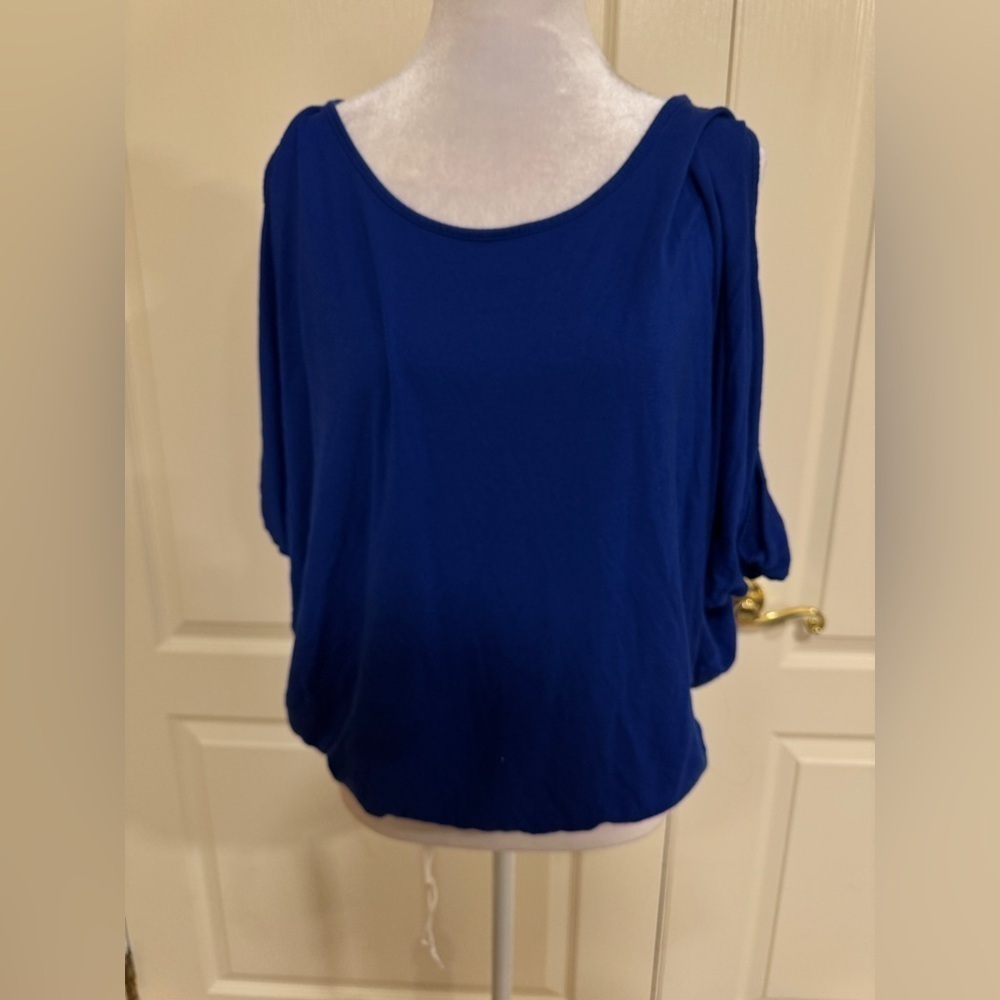 Lascana for Venus blue cold shoulder top​​​​​​